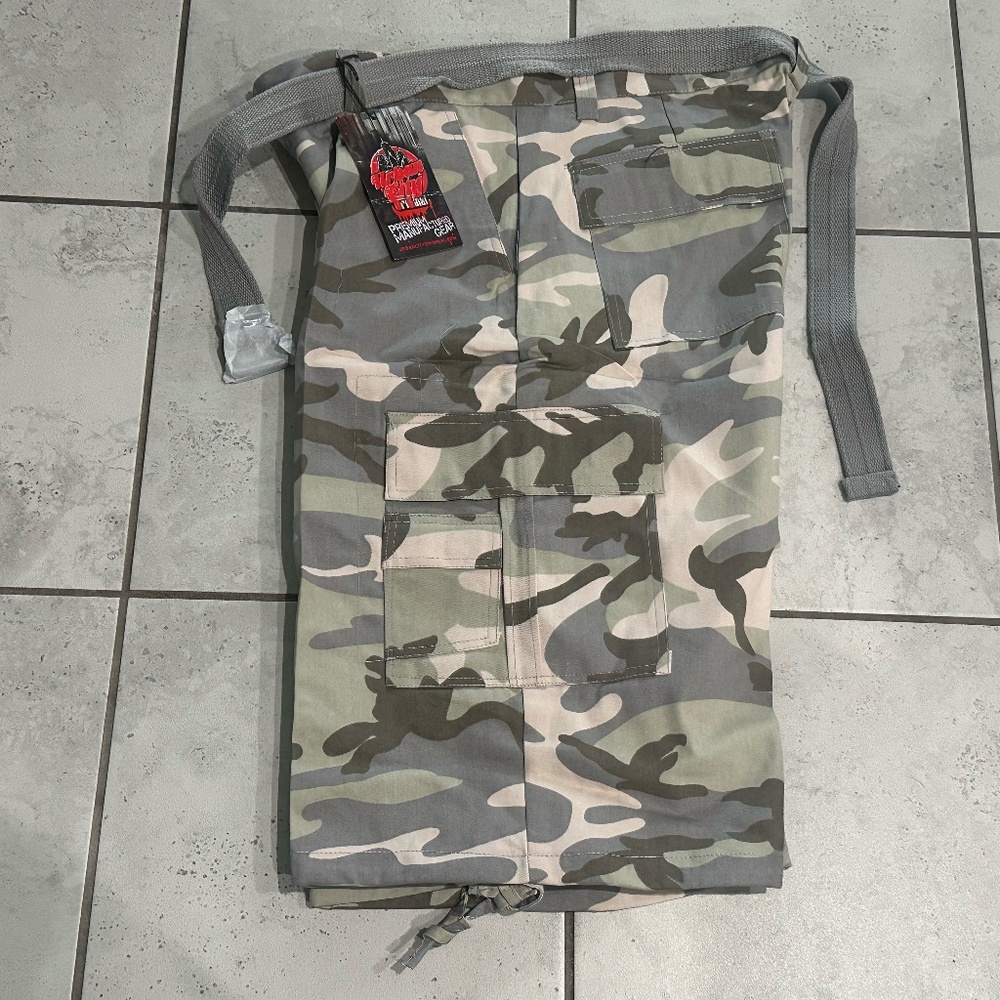 Camouflage Cargo Shorts